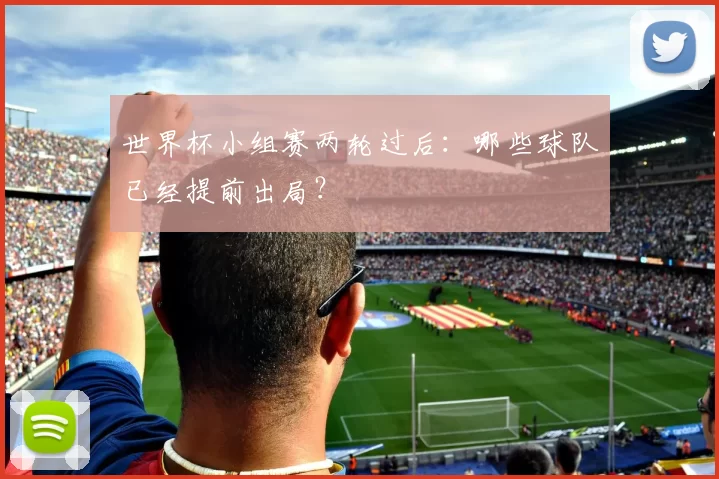 世界杯小组赛两轮过后:哪些球队已经提前出局?