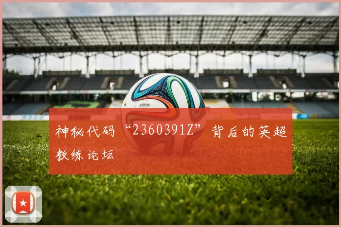 神秘代码“2360391Z”背后的英超教练论坛